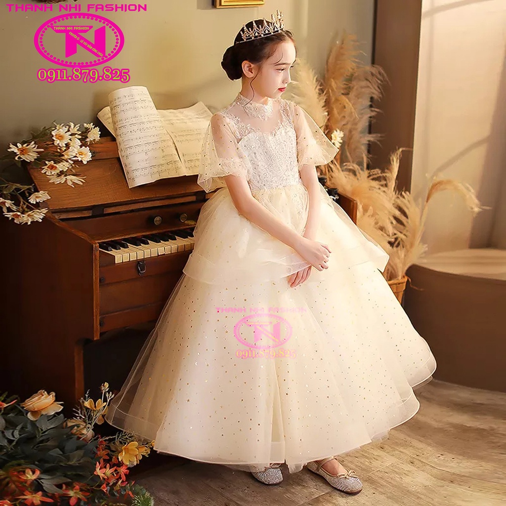 Váy Tiểu Thư Sang Chảnh - Sinh Nhật Party - Váy Bé Gái Công Chúa hàng thiết kế cao cấp  TN29422119