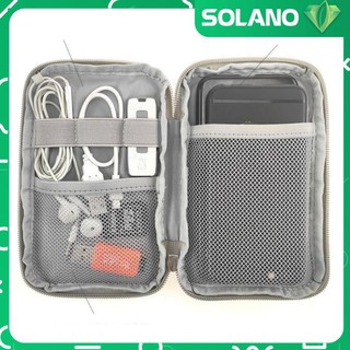 Túi đựng phụ kiện điện thoại SOLANO đựng điện thoại, đồ công nghệ, tai nghe, cáp sạc, pin dự phòng đa năng TA-001185