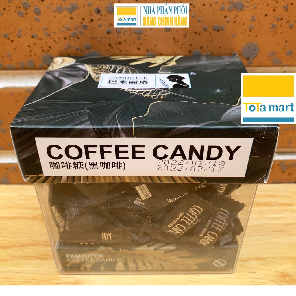 (hsd 03,04/2024) Kẹo coffee candy Đài Loan PAMIRITER hũ 70g - 70 viên.