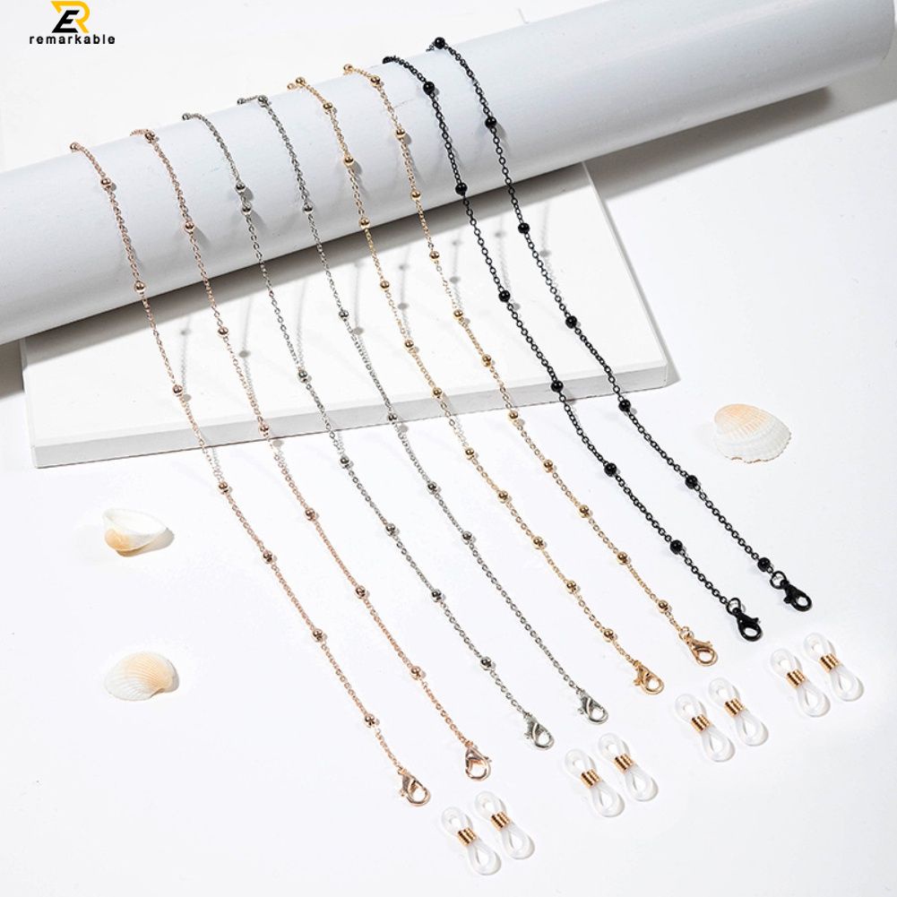 Kim loại cảnh tượng chuỗi đơn giản đồng mạ vàng cảnh tượng Chuỗi chống trượt, chống-Mùa Thu Drop-proof mặt nạ chuỗi Kính Chứng Khoán Sẵn Sàng