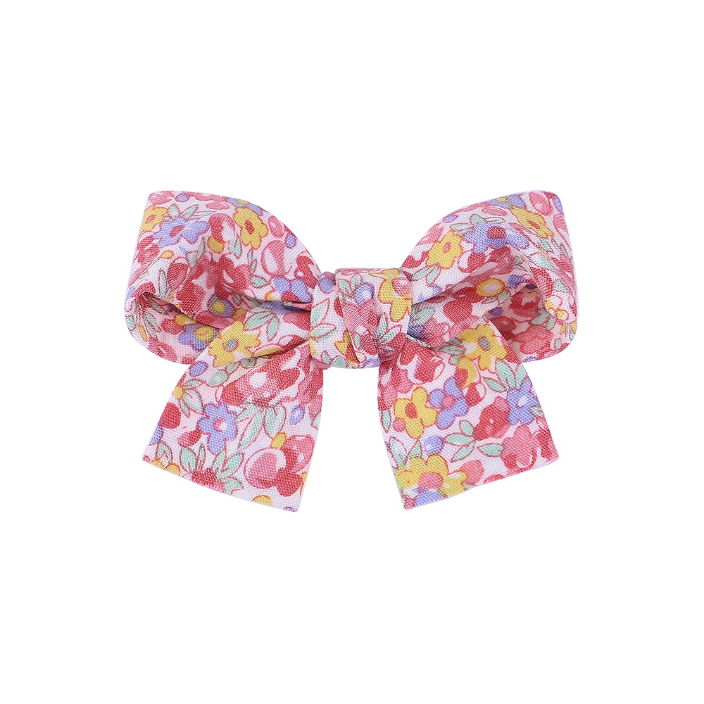 Kẹp tóc nơ KIDSBOWS 2.6 inch họa tiết hoa dễ thương phong cách Hàn Quốc thời trang dành cho bé gái