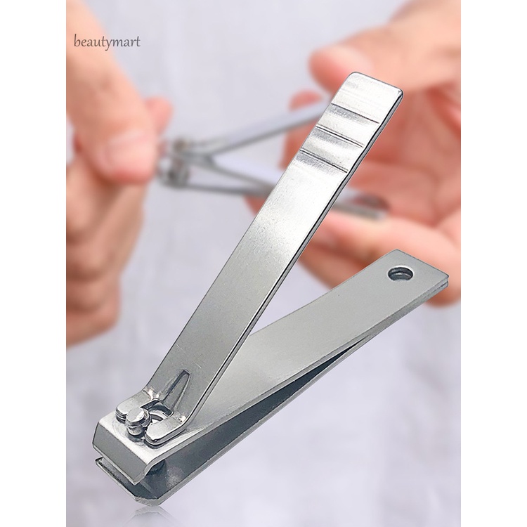 [Hàng mới về] Đồ bấm móng tay miệng phẳng bằng thép không gỉ đơn giản tiện lợi