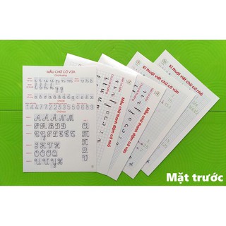 BỘ 5 TỜ BÍ KÍP LUYỆN CHỮ - XA TRỤC THẢO