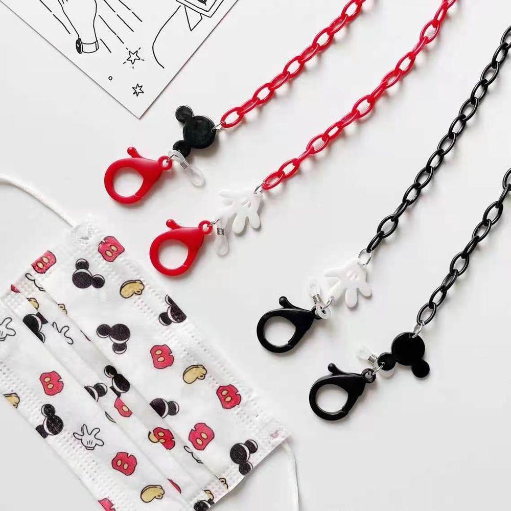 Dây Đeo Mắt Kính Màu Đen Họa Tiết Hoạt Hình Sáng Tạo