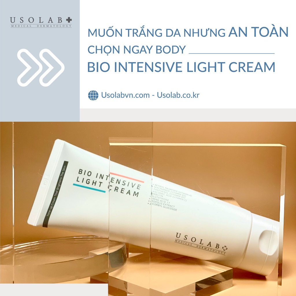 Kem truyền trắng da body Intensive Light Cream Usolab Korea 250ml | BigBuy360 - bigbuy360.vn