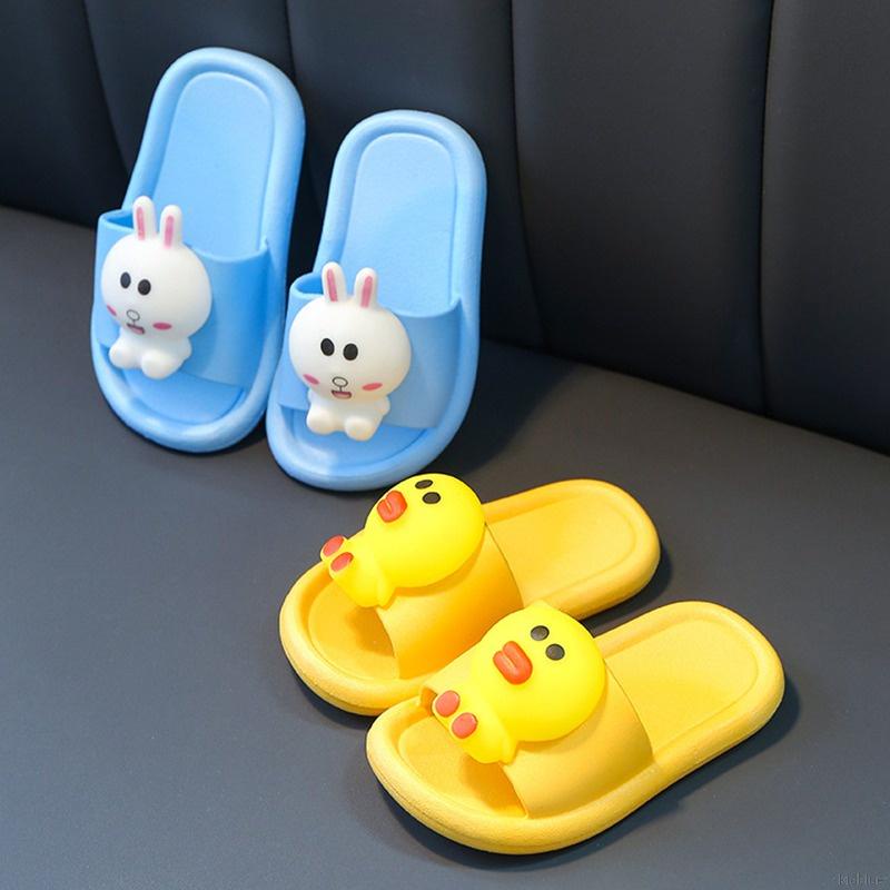 Xăng đan Chống Trượt Thoáng Khí Có Đèn Led Dạ Quang Họa Tiết Động Vật Thỏ Thời Trang Mùa Hè Đi Biển Mùa Hè Dành Cho Trẻ Em