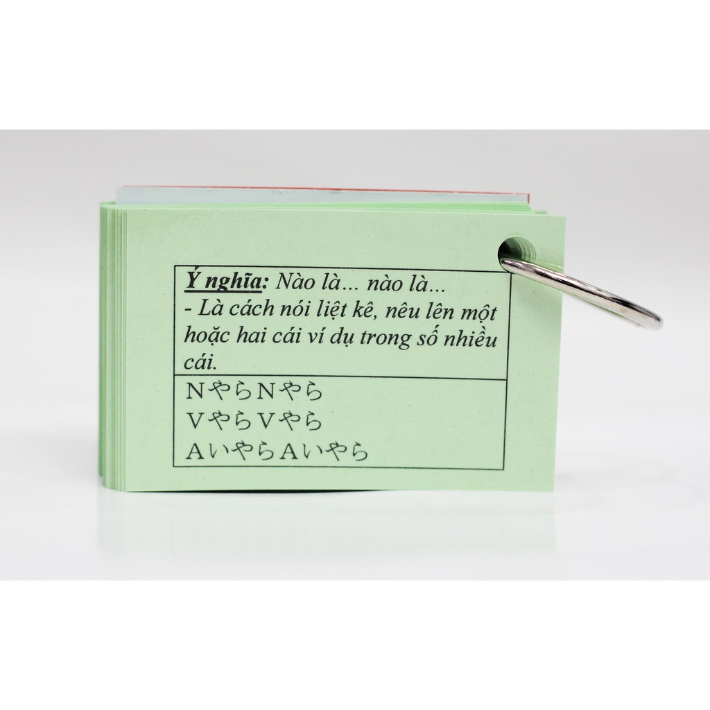 Thẻ Học Ngữ Pháp Tiếng Nhật Trung Thượng Cấp N2 - Flashcards Bunpou Soumatome N2