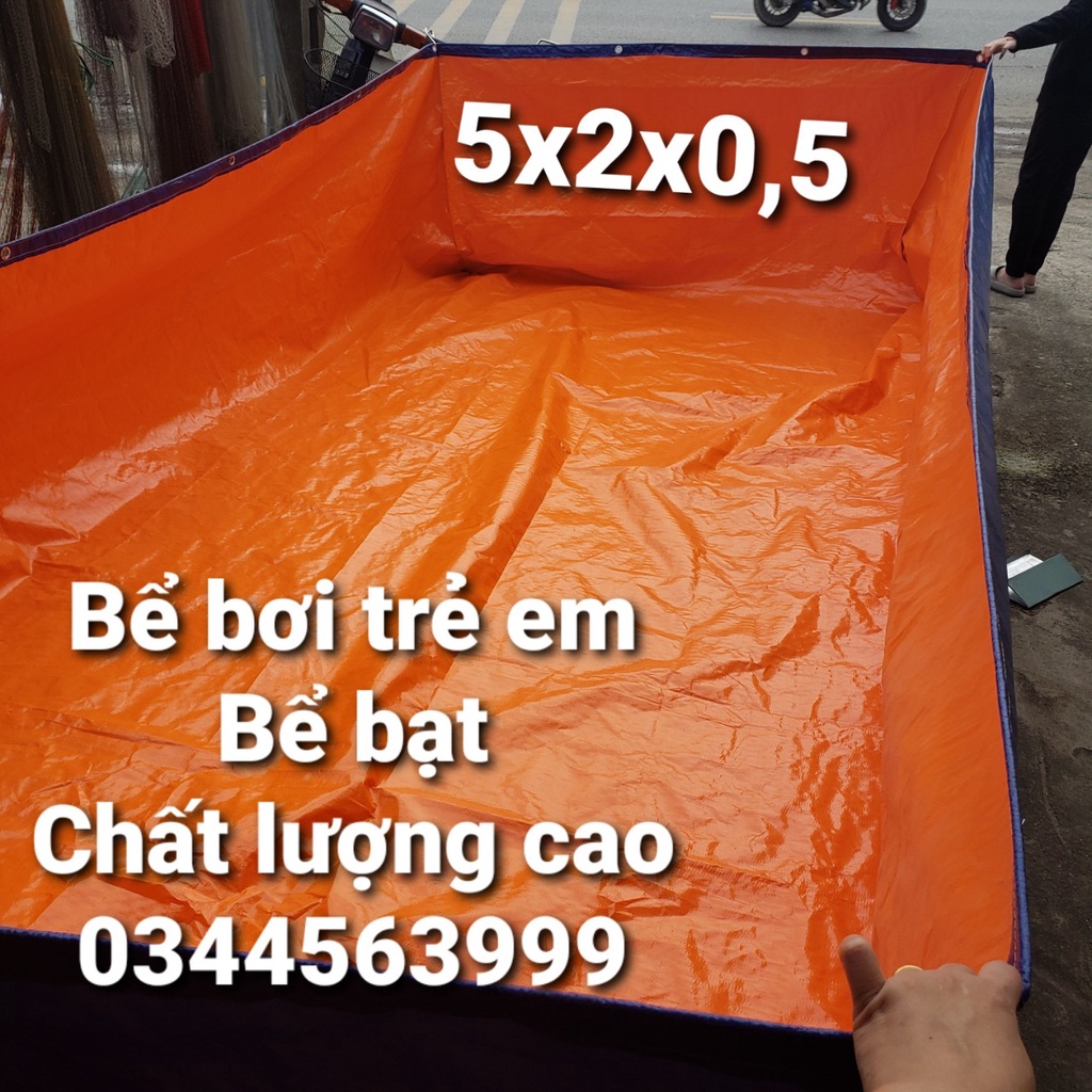 Bể bơi cho trẻ em, bạt dày cao cấp,  kích thươc 2x1x0,5 - 2x1x1 - 2x2x1 - 2x2x0,5 - 3x2x1 - 3x2x0,5  - 4x2x1 - 4x2x0,5