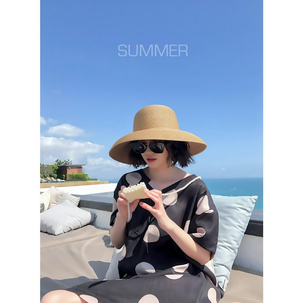 Nón Cói Đi Biển Vành Cụp Rộng Thời Trang