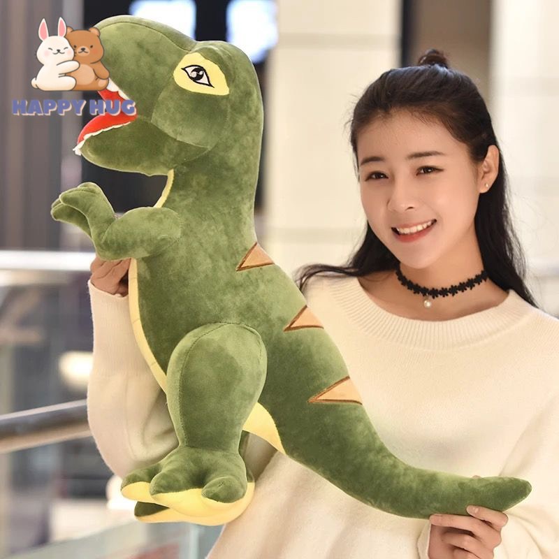 Gấu bông khủng long nhồi bông vỏ nhung cao cấp Size mini đến size 30/40/45/55cm, thú nhồi bông cho bé - Happy Hug