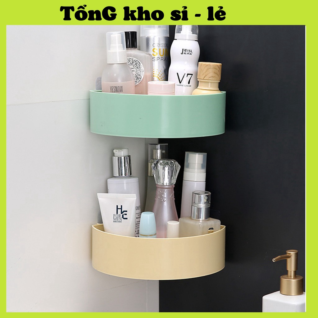 Khay Kệ Góc Tam Giác Dán Tường, Nhà Bếp , Nhà Vệ Sinh Đựng Đồ Đa Năng 88231 TỔNG KHO SỈ 88