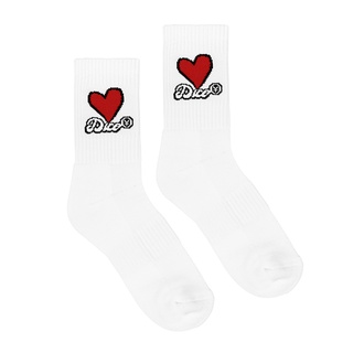 DirtyCoins Vớ Love Socks - Red/White