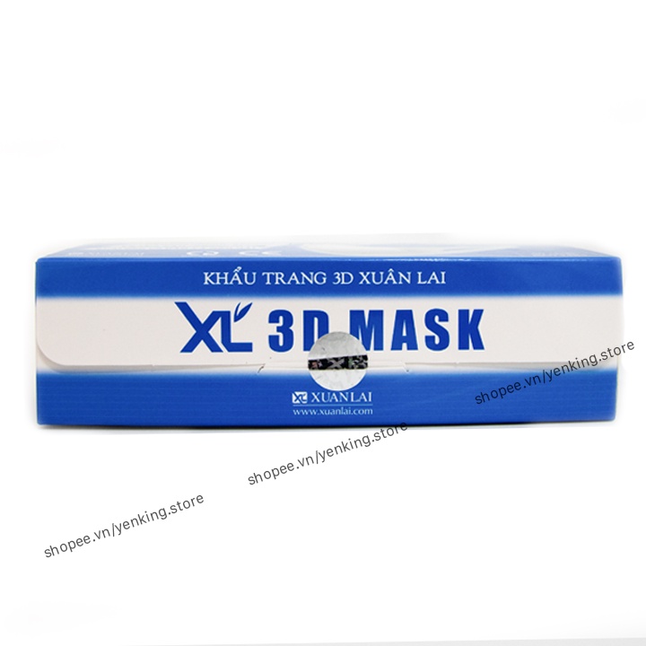 [Hộp 50c] Khẩu Trang XL 3D Mask Công Nghệ Nhật Chính Hãng Công Ty Xuân Lai