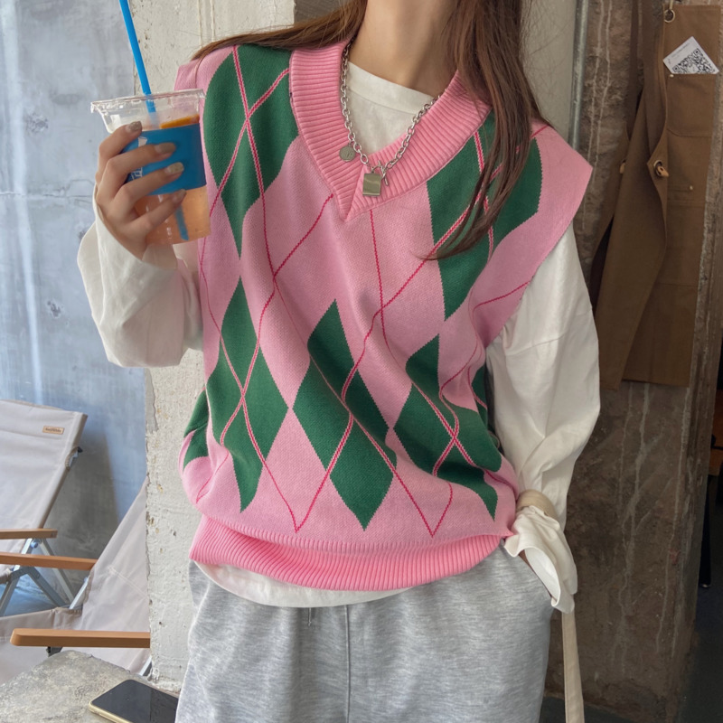 Áo Len Không Tay Cổ V Thời Trang Dành Cho Nữ | BigBuy360 - bigbuy360.vn