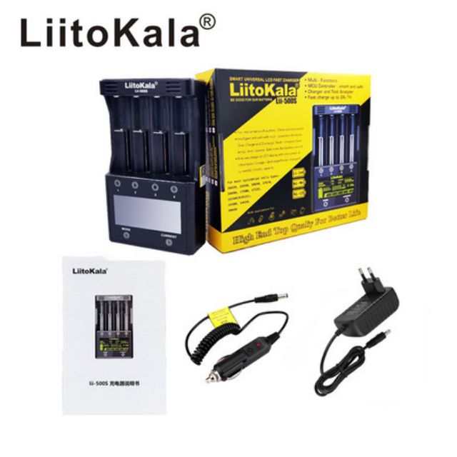Bộ sạc test dung lượng pin Liitokala Lii 500S