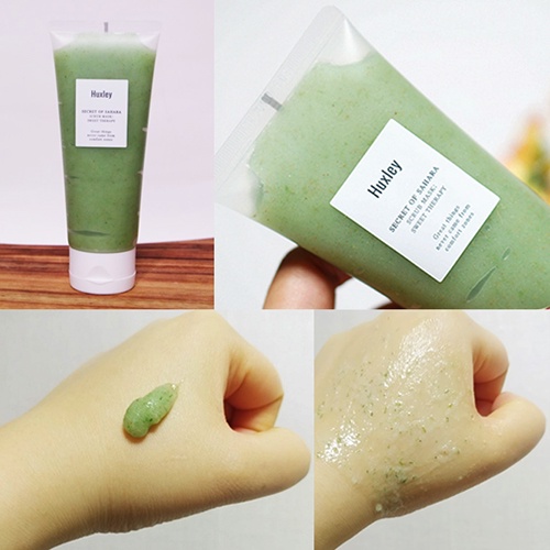 Dưỡng Da Mịn Màng Chiết Xuất Xương Rồng Huxley Scrub Mask Sweet Therapy 30g của Hàn Quốc