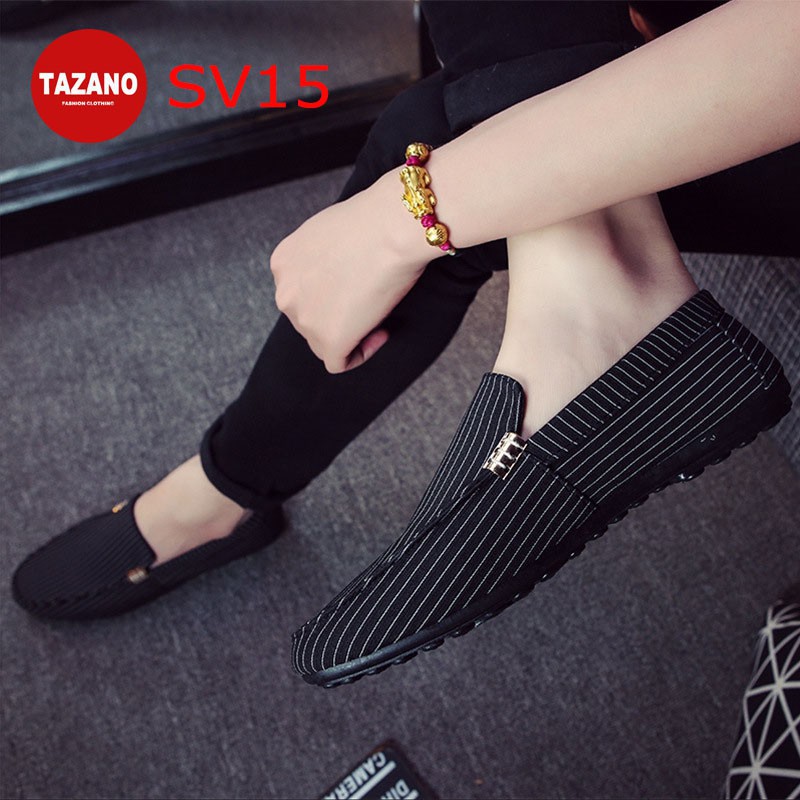 [ SIÊU HOT] Giày Lười Nam Cao Cấp [ Đen SV15, Cam- SV16, Trắng- SV17] | BigBuy360 - bigbuy360.vn