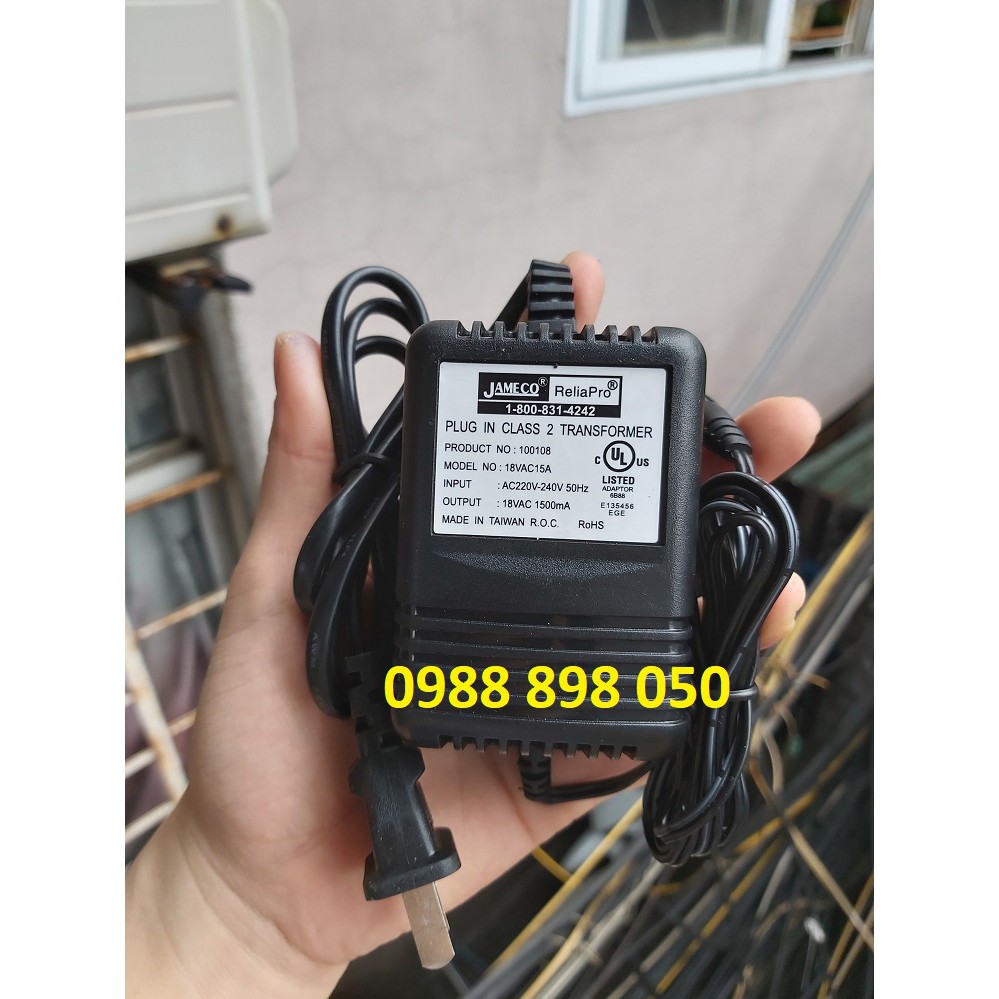 adapter xoay chiều ac 18v 1.5a