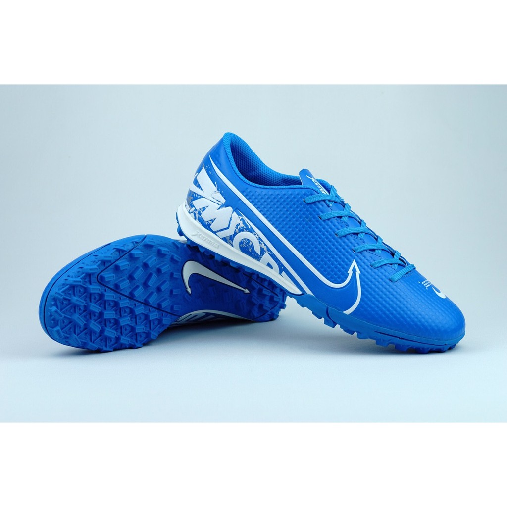 Giày Đá Bóng sân cỏ nhân tạo Cr7 màu xanh
