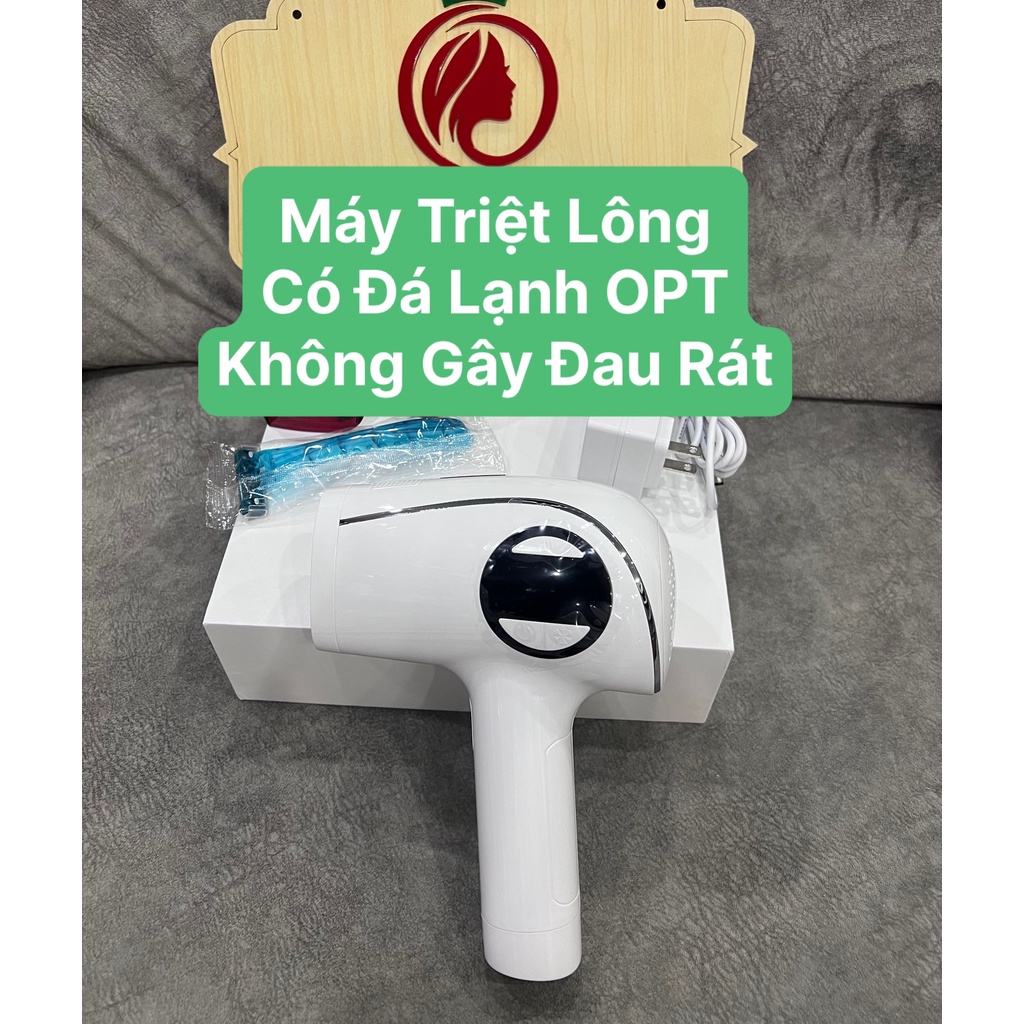 Máy Triệt , Máy Tẩy Lông OPT Mini Cao Cấp Có Băng Đá Lạnh Không Gây Đau Rát