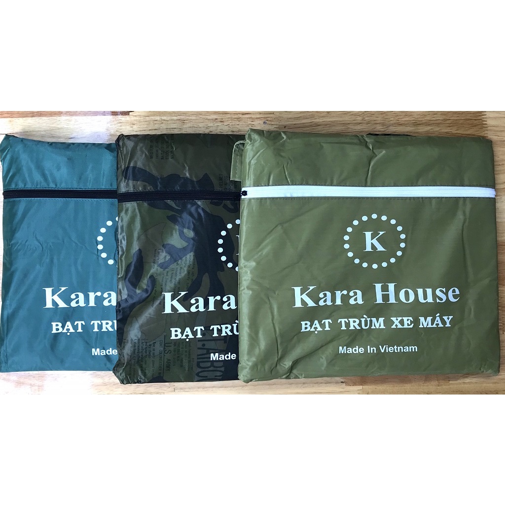 Aó trùm, bạt phủ xe máy cao cấp  Kara House 60 x 2m1