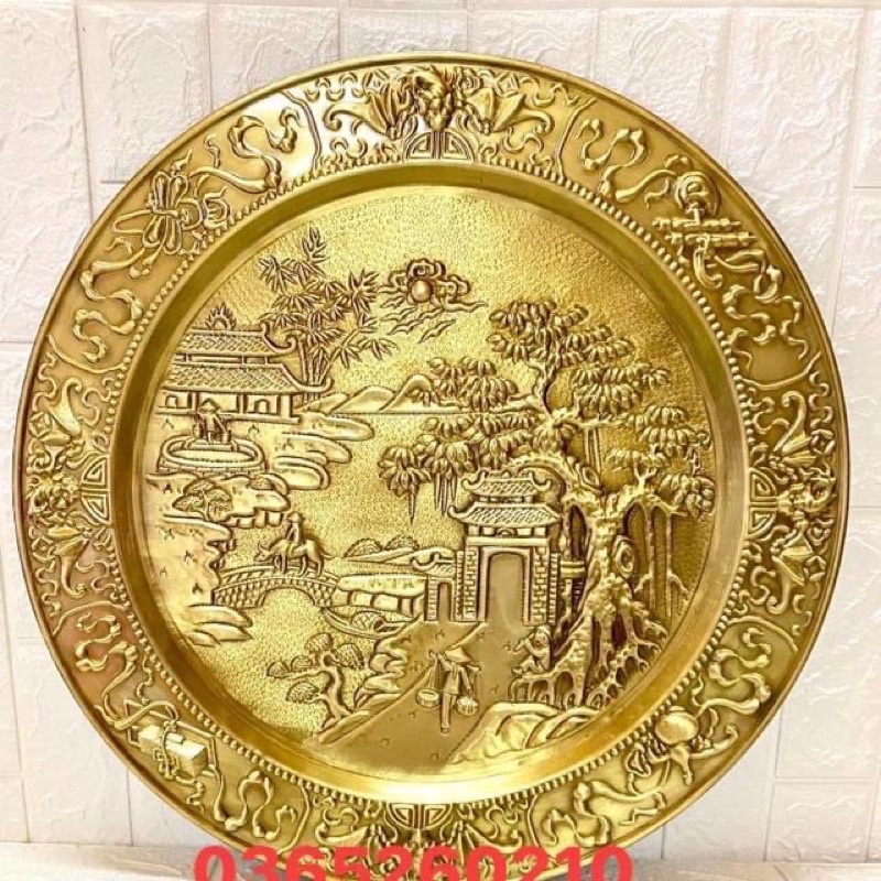 MÂM ĐỒNG QUÊ KÍCH THƯỚC 53 cm. CHẤT LIỆU BẰNG ĐỒNG 100%