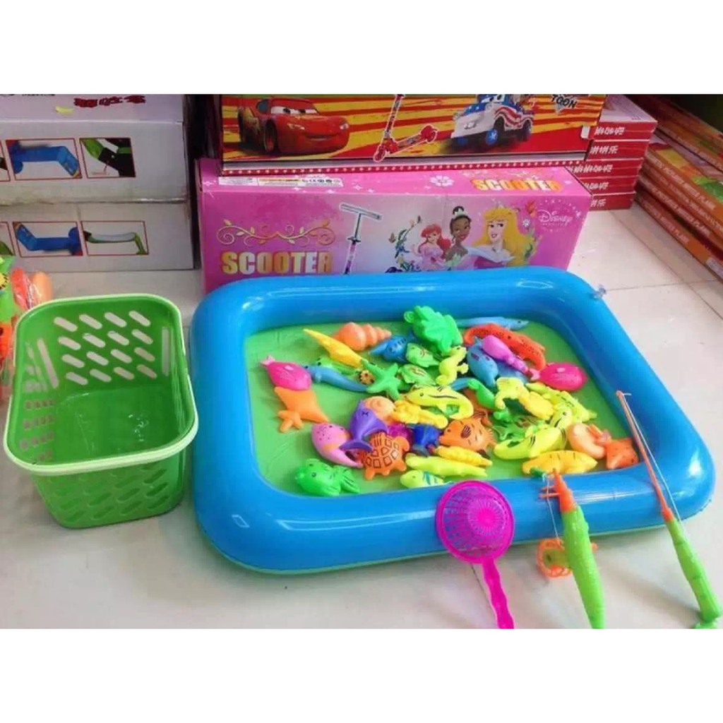 Set bộ đồ chơi câu cá cho trẻ em đại dương kì thú bền đẹp