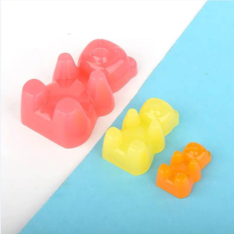 Khuôn silicone tạo hình làm bánh kẹo hình gấu Gummy DIY
