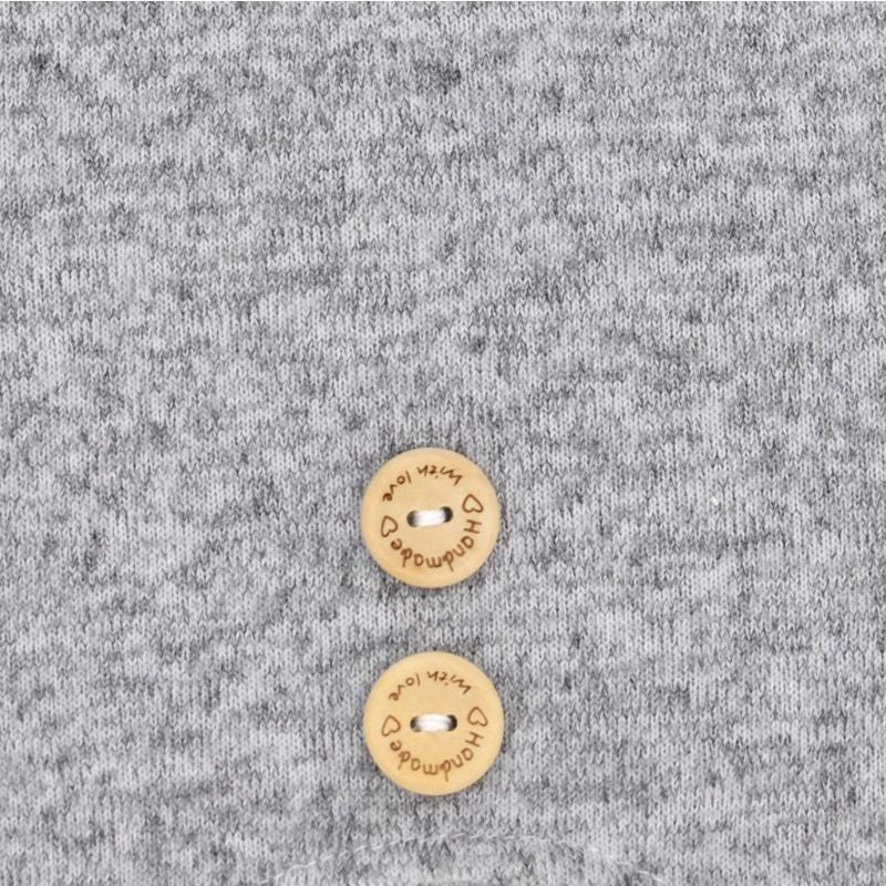 Bộ Áo Liền Quần Bằng Cotton Dệt Kim Tay Dài Kèm Nón Giữ Ấm Dành Cho Bé