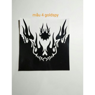 Tem decal xe máy tem dán dè trước sau .hàng đẹp loại 1
