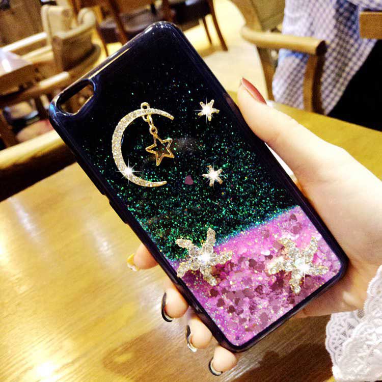 Ốp dẻo kim tuyến nước dành cho OPPO F3 Plus/ F1s / F1 Plus (Tặng dây đeo)