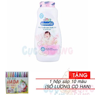 Phấn dưỡng ẩm cho trẻ Kodomo 400g - Gentle Soft Tặng 1 hộp sáp 10 màu