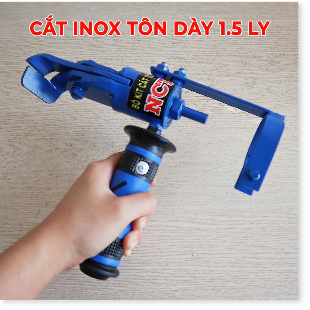 [CHÍNH XƯỞNG]Lưỡi Cắt Tôn Inox Nguyễn Thức - Lưỡi cắt sắt, inox dày 1,3 ly - Kéo cắt tôn gắn máy khoan đa năng