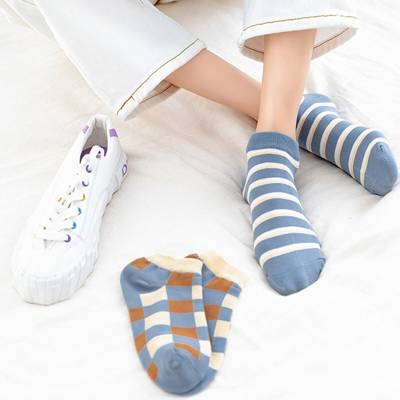 Vớ nữ cổ ngắn phong cách valentine ngọt ngào dễ thương chất lượng cao T20