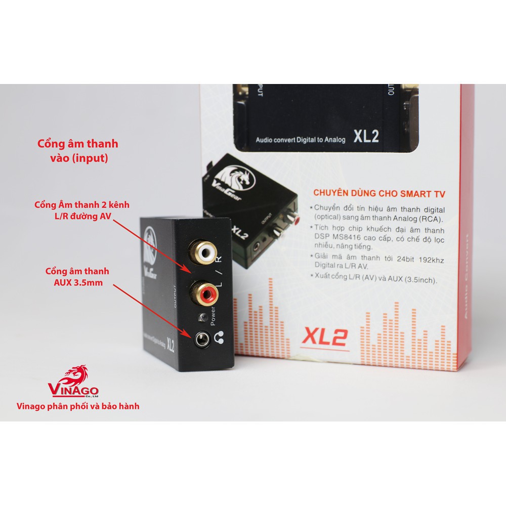 Chuyểnquang digital sang analog XL2 - vinagear xl2