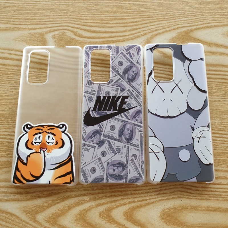 Ốp lưng LG Wing mủ cứng trong nhám in hình