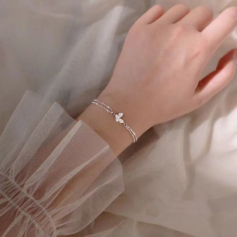 Vòng cổ Mặt Bướm Thời Trang Hàn Quốc Dành Cho Nữ