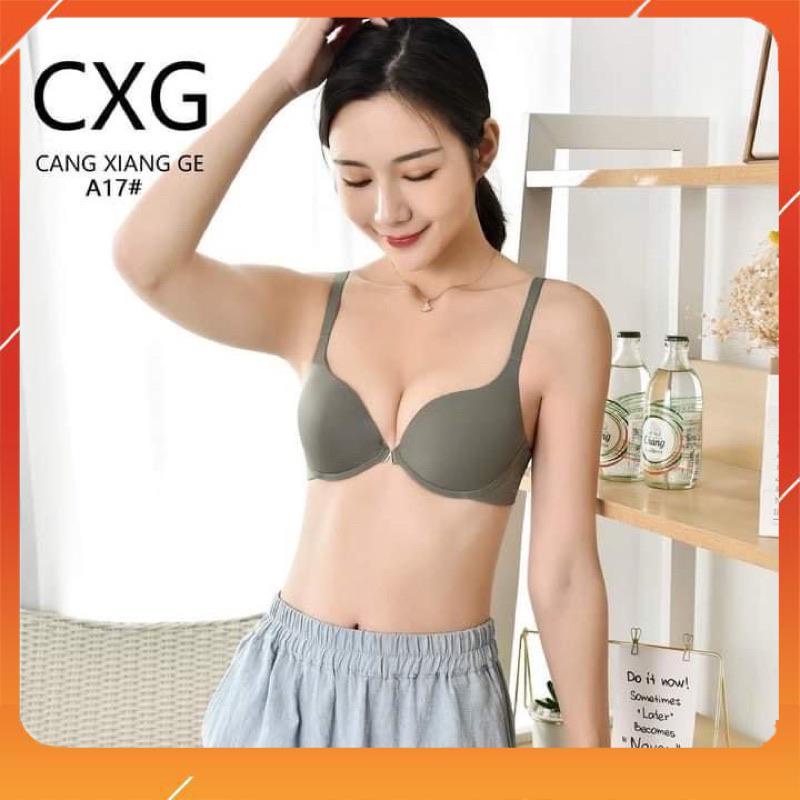 Áo ngực, Áo lót nữ su đúc có gọng siêu nâng đẩy, phối chữ V ngược, Mã: A5059