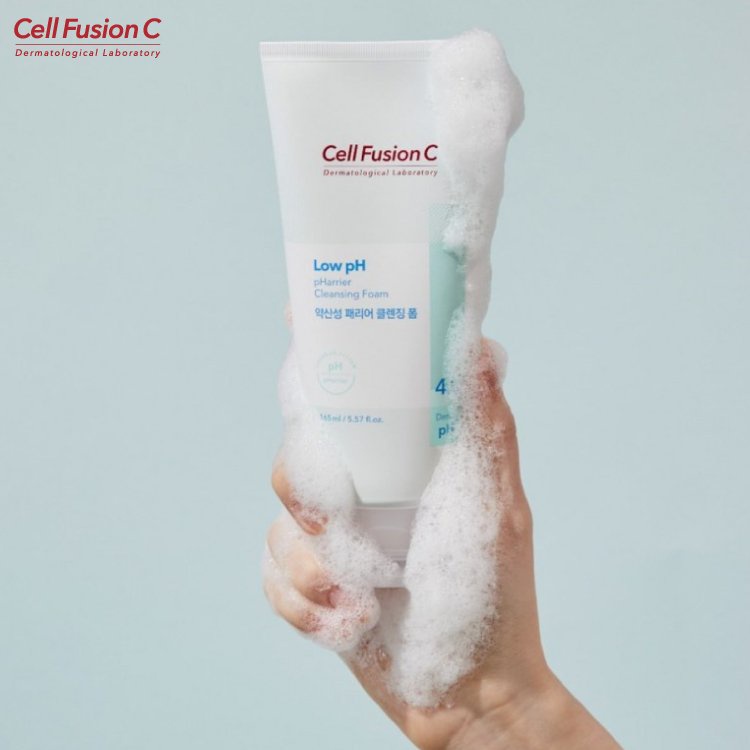 Sữa Rửa Mặt Cấp Ẩm & Cân Bằng Độ pH Trên Da Cell Fusion C Low pH pHarrier Cleansing Foam (165ml)