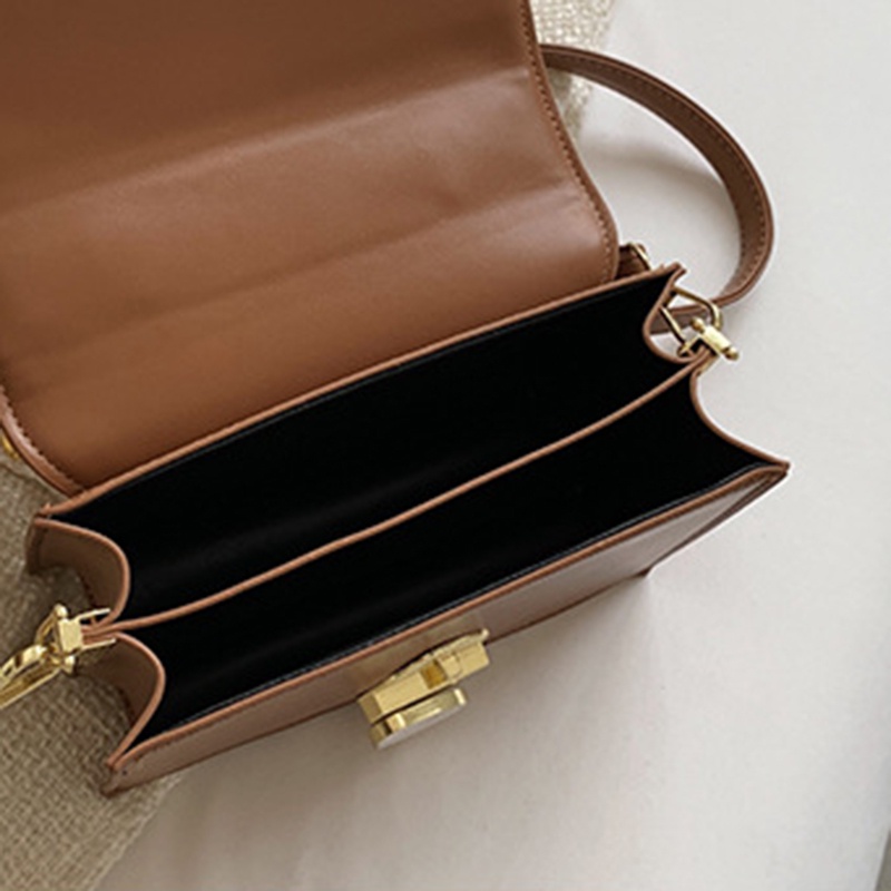 IELGY Túi Đeo Chéo Phối Màu Họa Tiết Vân Đá Thời Trang Sang Trọng Cho Nữ