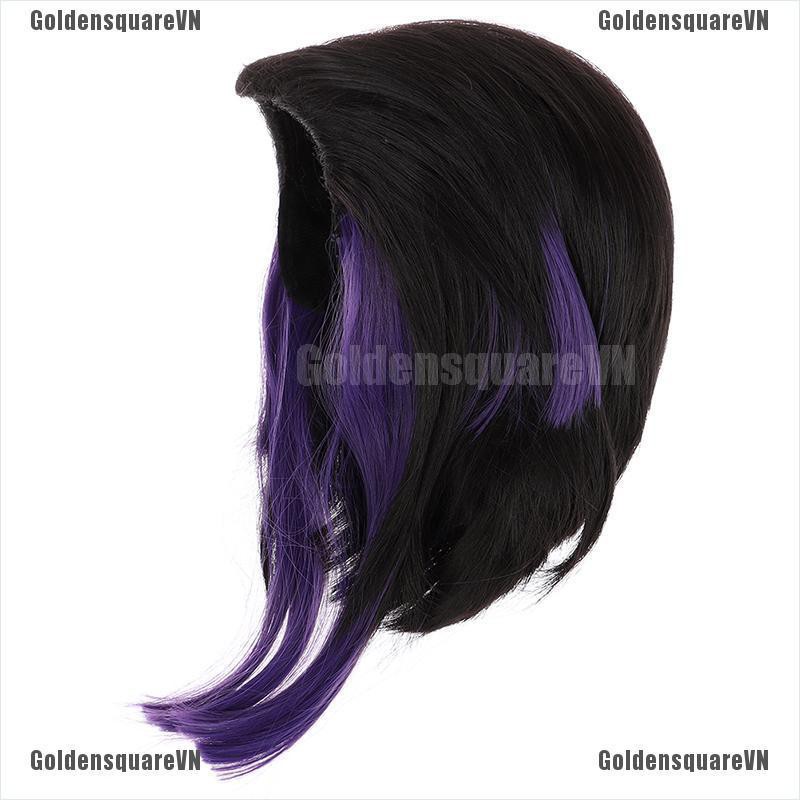 Tóc Giả Cosplay Nhân Vật Phim Hoạt Hình Kochou Shinobu Màu Đen Tuyền Bí