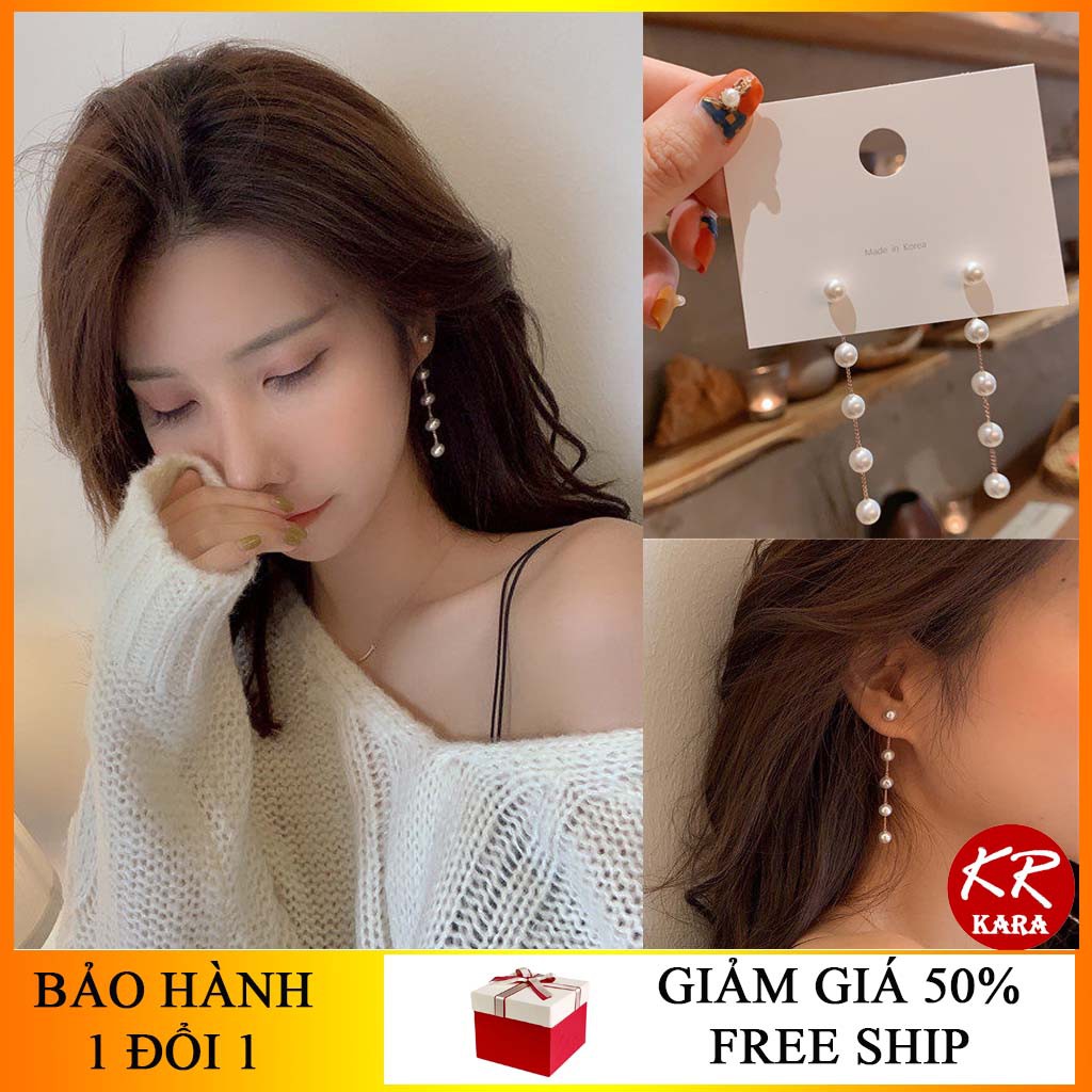 (HOT) Bông Tai Hạt Châu Phong Cách Hàn Quốc KR 287