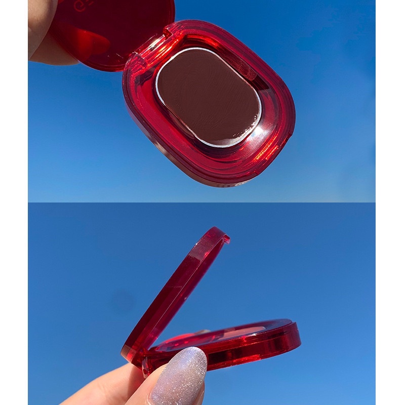 Son bóng Gella's Pot Lip dạng hũ màu đỏ sang chảnh trang điểm môi hiệu ứng tráng gương chính hãng
