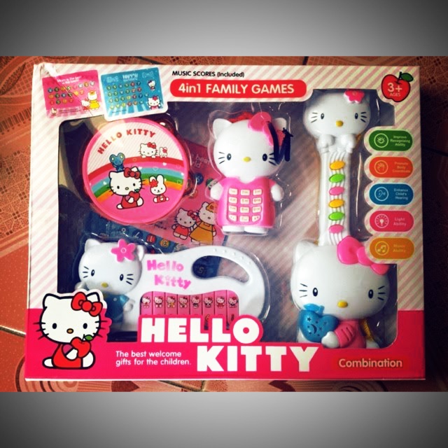 Bộ đàn mèo kitty 4 in 1 cho bé
