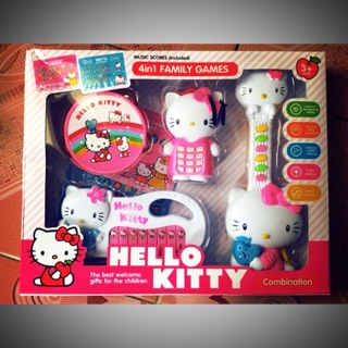 Bộ đàn mèo kitty 4 in 1 cho bé