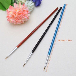 Bộ 10 cọ vẽ tranh màu nước với lông cọ bằng nylon tiện lợi