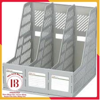 KHAY TÀI LIỆU 3 NGĂN ĐỂ BÀN DELI  9845, NAN 3 NGĂN, GIÁ ĐỂ TÀI LIỆU