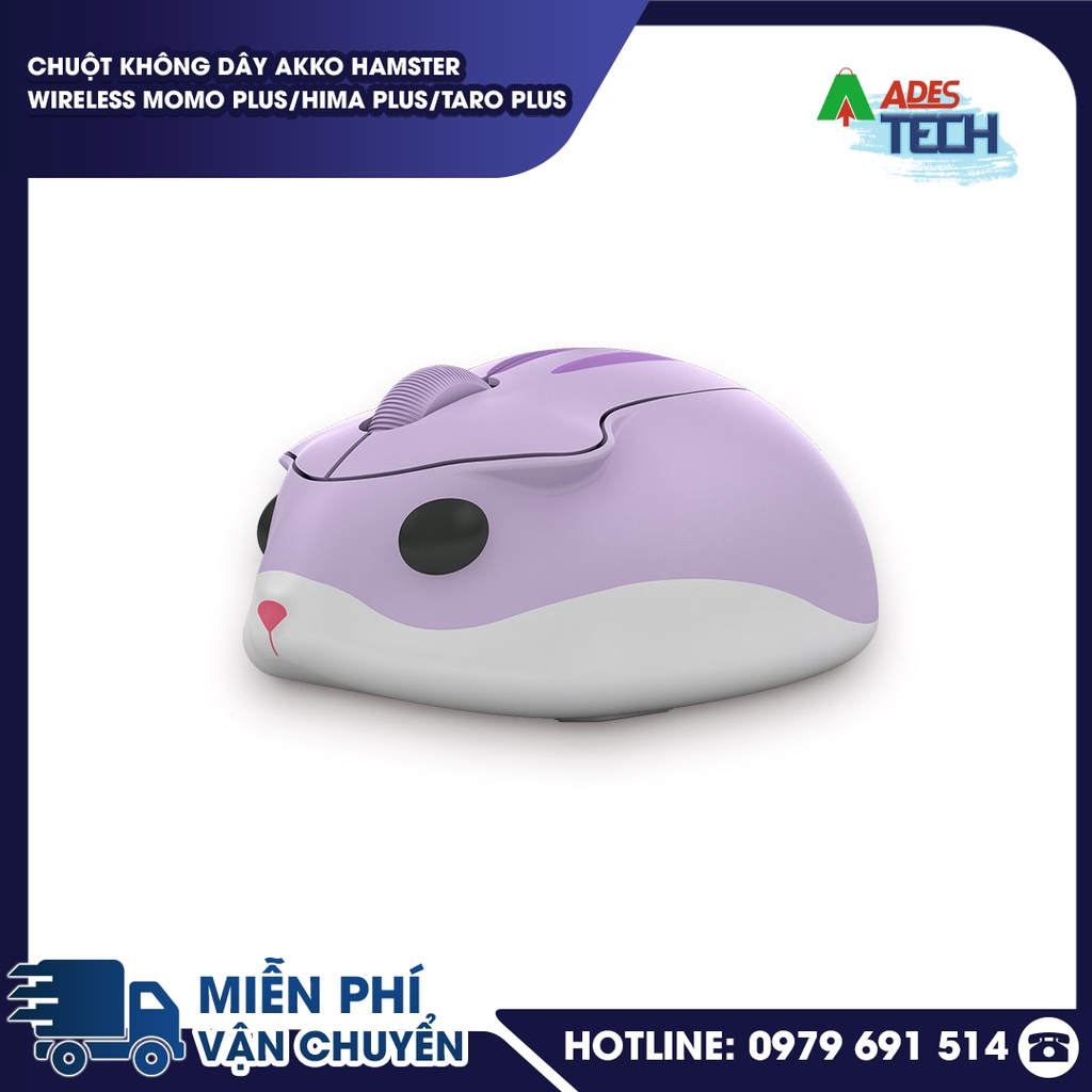 Chuột Không Dây AKKO Hamster Wireless MOMO Plus/Hima Plus/Taro Plus | Chuột Cute Dễ Thương | Bảo Hành 12 Tháng