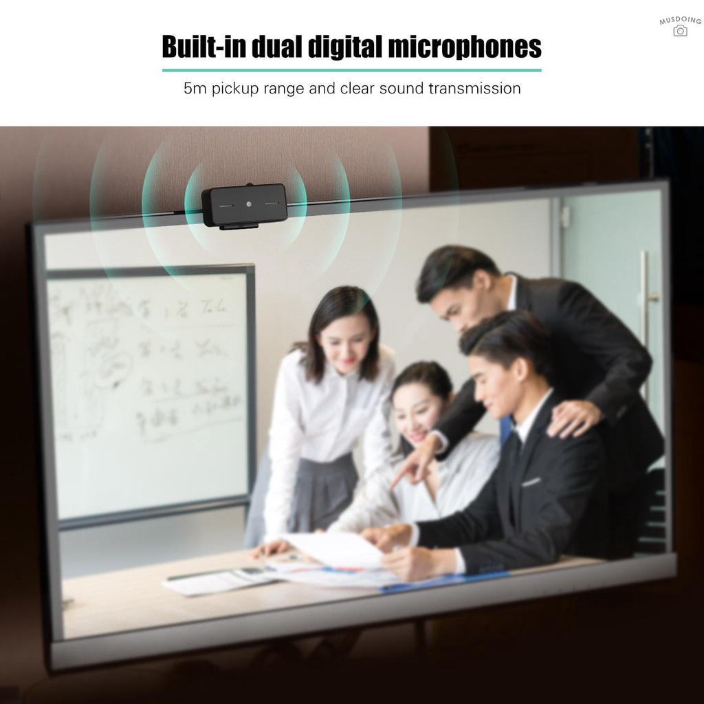 Webcam Usb 5mp 2592x1944 Hd Tích Hợp Micro Hỗ Trợ Quay Video / Phát Trực Tuyến Cho Máy Tính | BigBuy360 - bigbuy360.vn