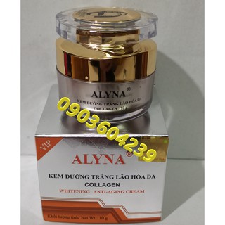 KEM ALYNA DƯỠNG TRẮNG LÃO HOA DA COLLAGEN - LOẠI 10Gram